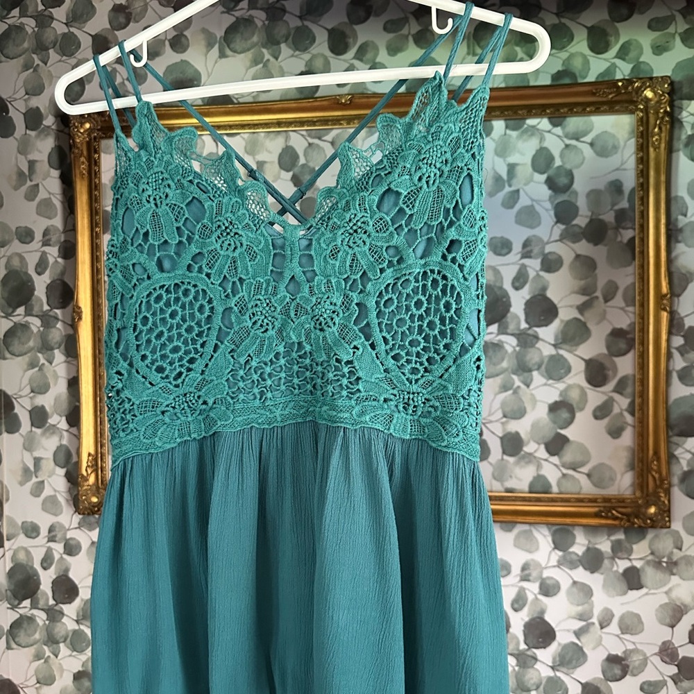 Maurices Teal Textured Dress